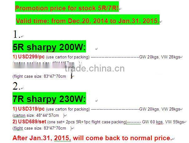 Guangzhou high quality scanner led scan light 5R 200W High Power Scanner Effect Light on alibaba website