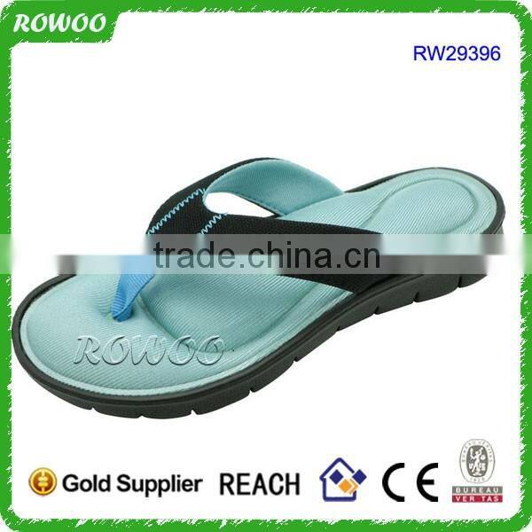 Lady Sandal Good Quality Memory Foam Beach Flip Flops EVA Sole Slipper