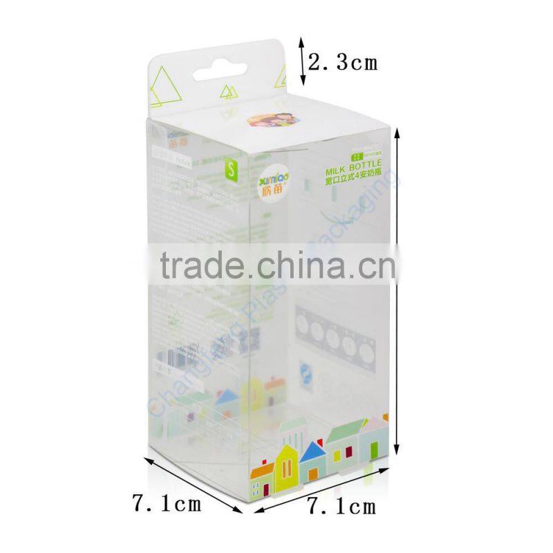 Folding Custom Baby Bottle Plastic Packaging Box