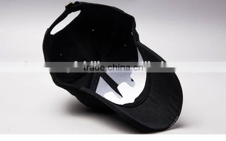 2015 high quality 100% cotton Spring Big head embroidered for cotton cap