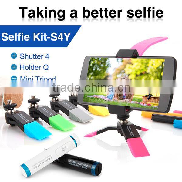 Carry-home Universal Mounting Phone Tripod for Phone and Camera with Metal Holder