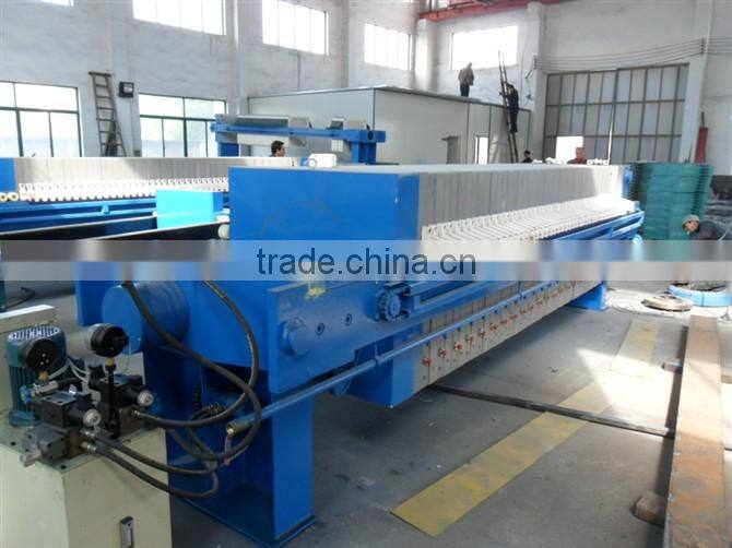 plate-and-frame filter press for sludge dewatering equipment