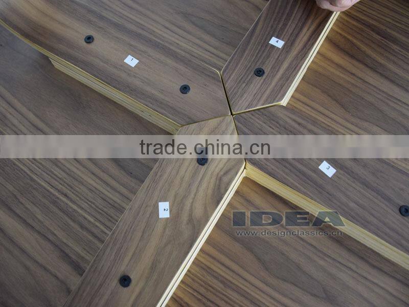 Replica Charles Plywood Coffee Table - Walnut