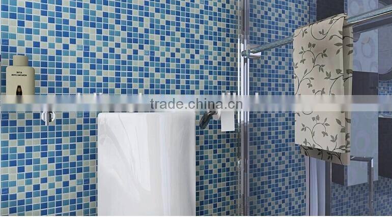 factory bule crystal glass mosaic tile