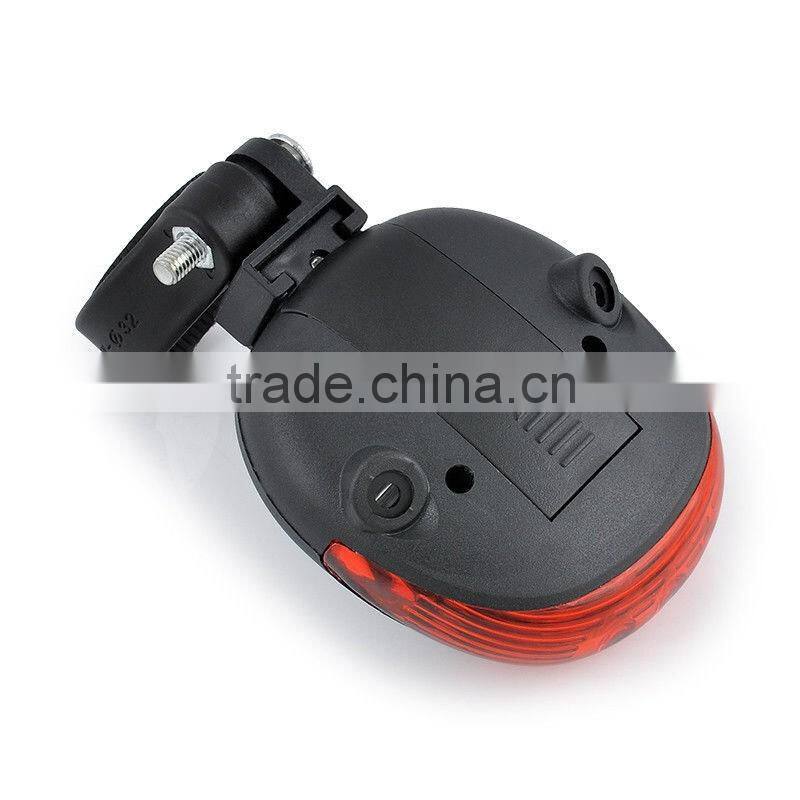 2016 led beacon rear warning bicycle tail light with 5 LED+2 laser light models tail light laser bike light