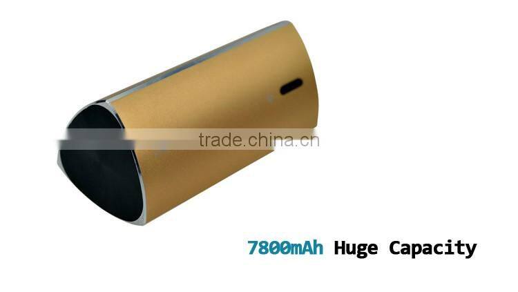 Wholesale ultra thin metal shell 7800mah rohs power bank charger