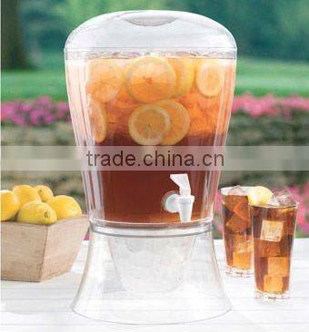 Advanced technology high quality clear glass beverage dispenser