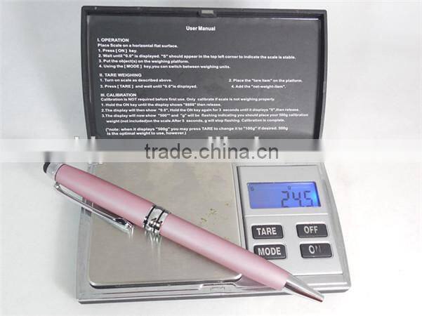 2013 Good Quality Metal Mini Touch Pen, Stylus Touch Screen Pen