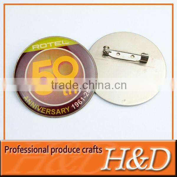 stainless steel blank button badges with pin