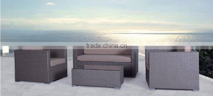 2016 China modern outdoor rattan wicker dinning set/rattan table and chairs