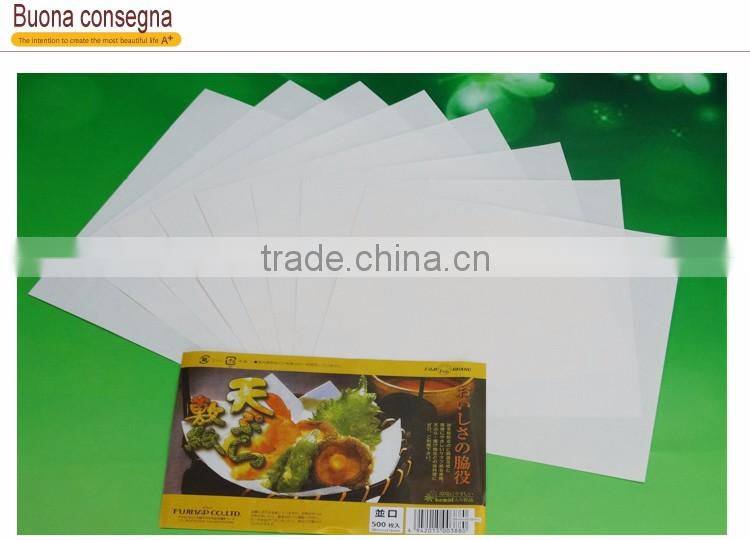 Guangzhou factory price food oil absorbing tempura paper oil resistant paper oil filter paper
