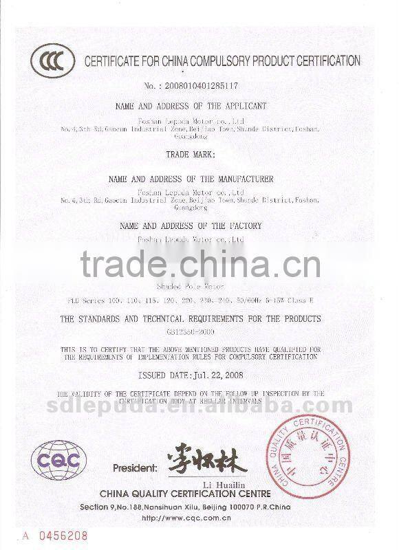 PLD 110/220v Shaded Pole|Salient Pole Asynchronous Motor 68 Series|Electric Motor