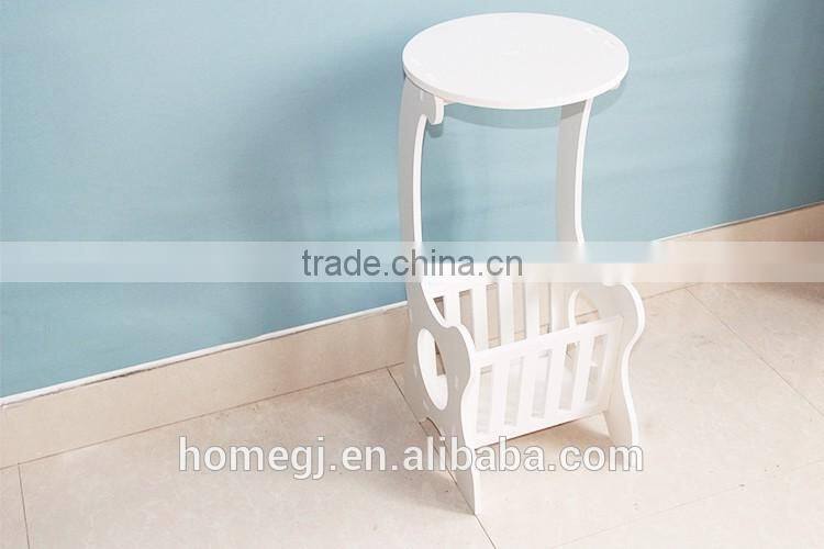 Livingroom multifunctional WPC End Table wooden floor standing end table