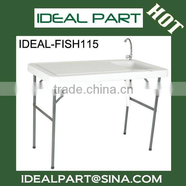 PLASTIC FOLDING TABLE WITH SINK