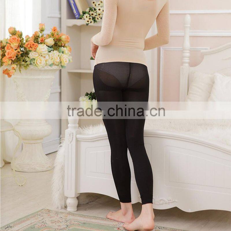 Women's Germanium Titanium Footless 3-stageHip&Leg Tight Slimming Leggins/Tights K02