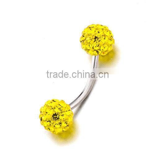 Charming Magnetic Red Full-jewelled Unique Fancy Eyebrow Rings Body Piercing Jewelry