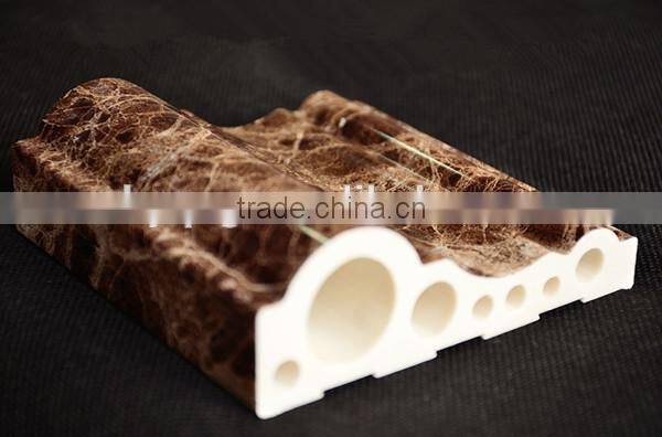 High-Tech Stone Polymer Material Water Resistance Colorful Marble Effect Mouldings