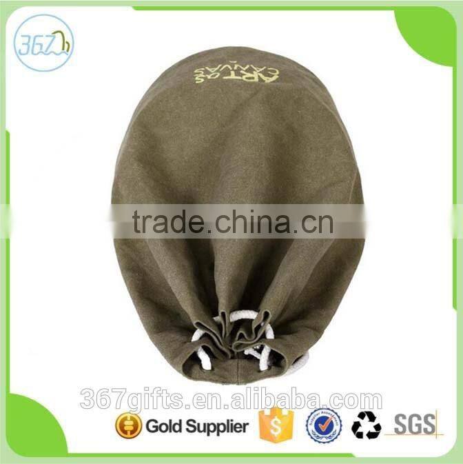 New arrival Korean style canvas round barrel shape baskaetball backpack travel bag