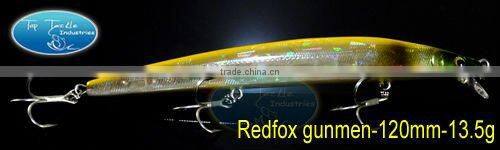 fishing lure Redfox Gunmen 120mm 13.5g minnow