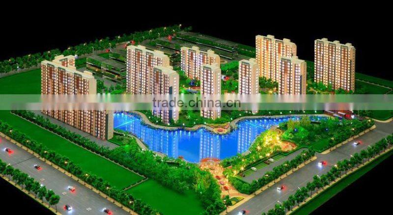 Architectural scale model family tree