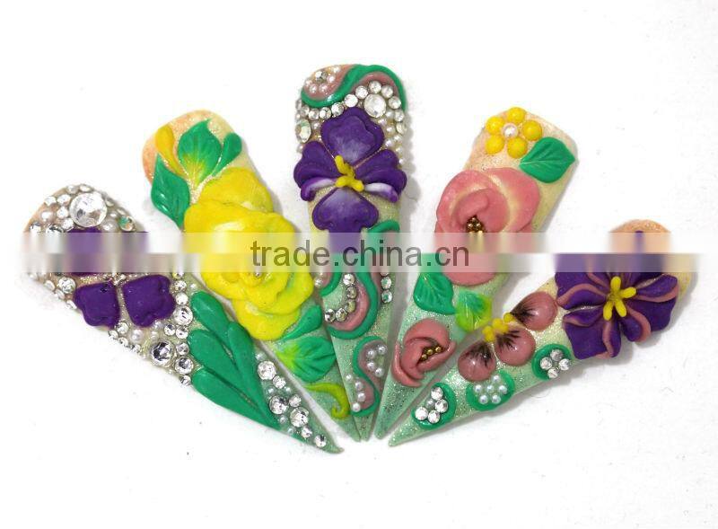 honeygirl new 3d nail art ,3d nail sticker , 3d nail art decoration