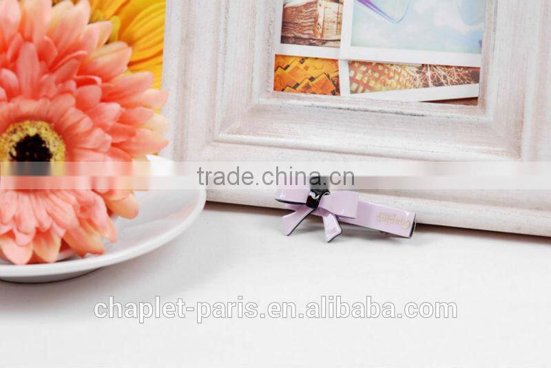 wholesale girls cellulose acetate bowknot hairpin