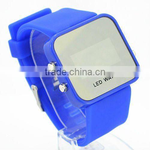 Hot sale Silicone digital LED colorful watch(SW-037)