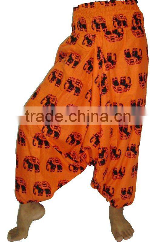 Ele2100 Cotton Trouser Printed Summer Latest Hot Selling Products Jaipur Famous Selection Smoke Dresses Hindu Ropa Vetement