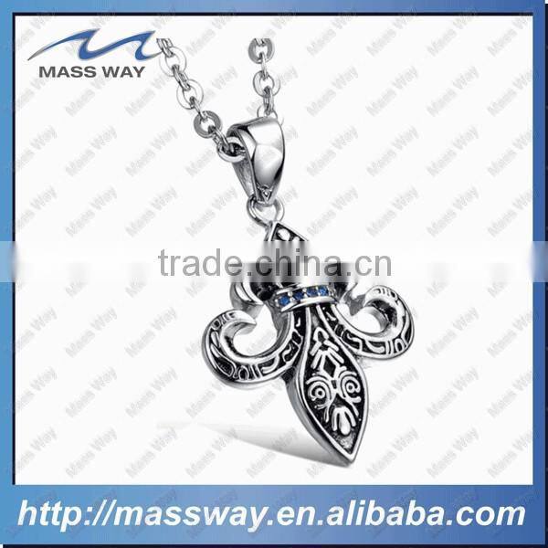 Cool fashion 3D brass metal zinc alloy stainless steel dog tag pendant necklace