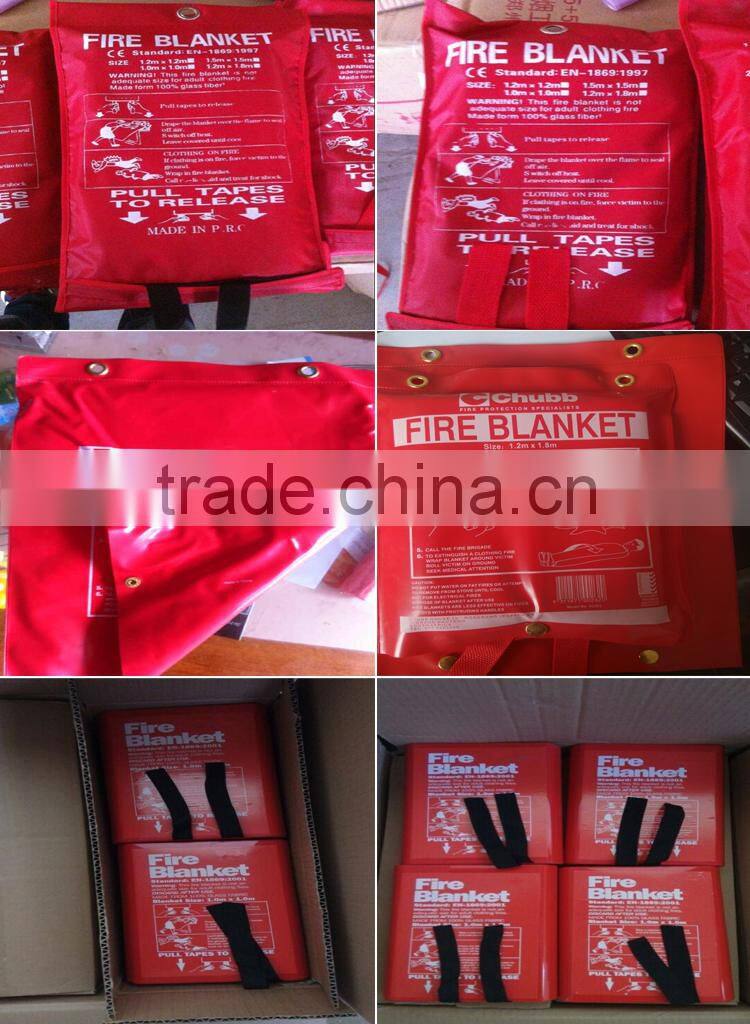 0.43MM 1.2M*1.8M Fiberglass Fire Resistant Blanket