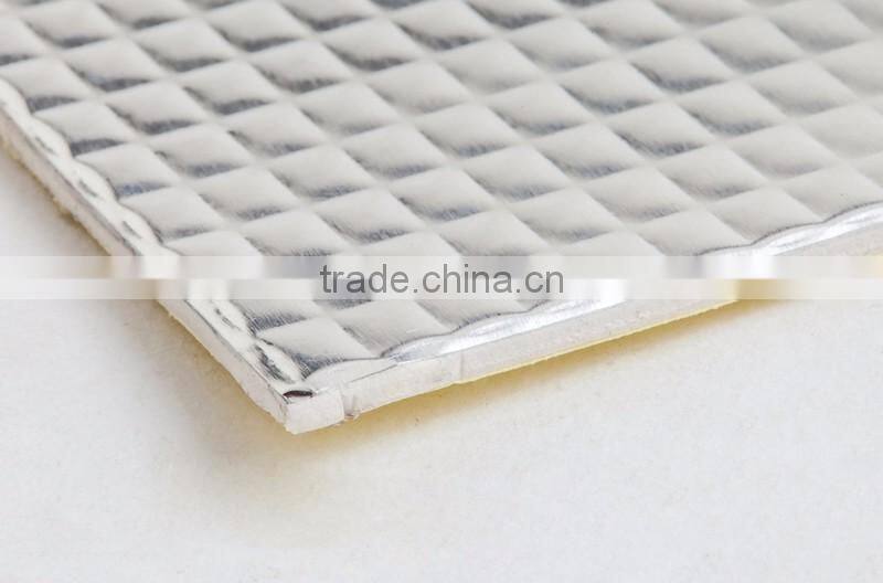 Natural skin self adhesion close cell structure foam rubber car noise insulation material