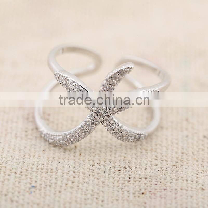 wholesale high quality Manufacturers selling new hand Clothing accessories jewelry luxury star antique copper ring