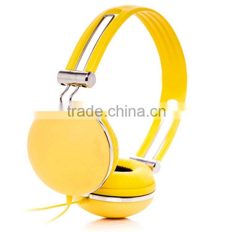 Factory price Colorful popular Stereo Wired Headphone with 1 year warranty