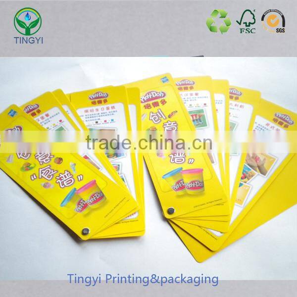 menu book design