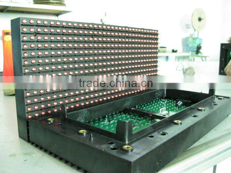 moving single and dual color led sign board for school bank roadside