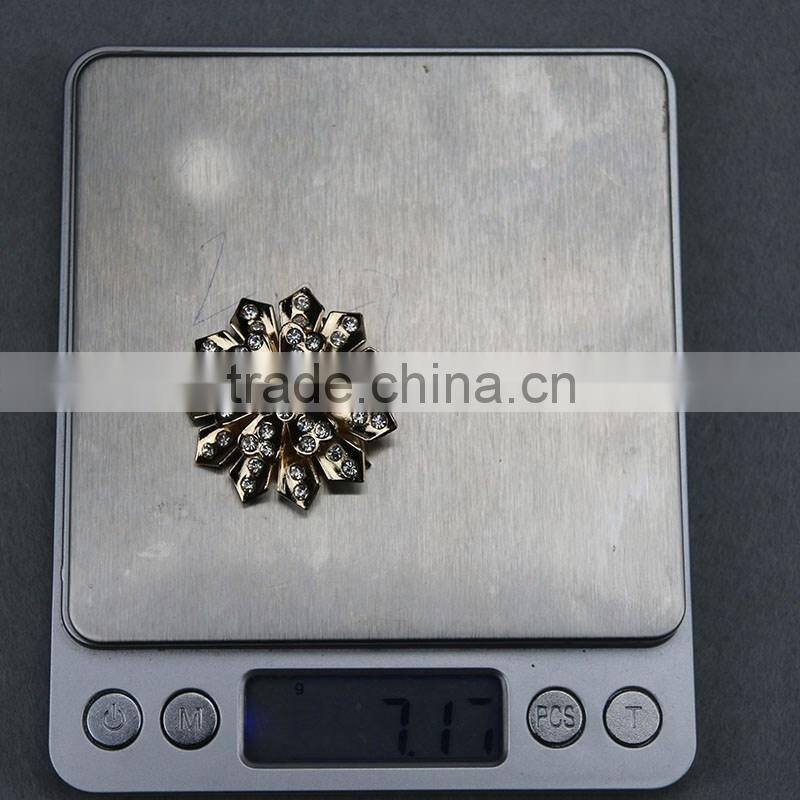 new metal alloy rhinestone brooch pin