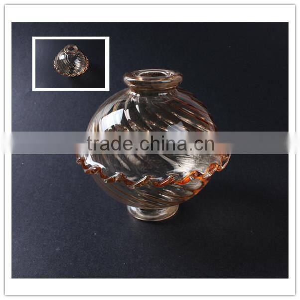 china manufacturer hand made modern glass lamp shade amber glass lamp cover factory price in bulk sale