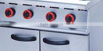 bain marie four head buming fumace with cabinet