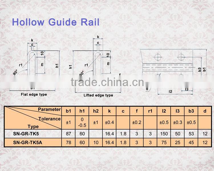 Designer hot-sale elevator guide rail elevator maintenance