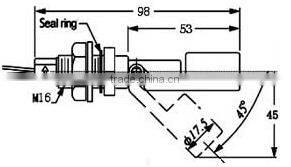 PP mini float ball water level sensor