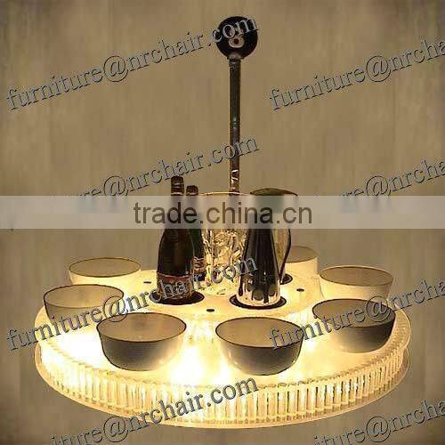 Shanghai commercial furniture event rental party banquet decorative star lazy susan