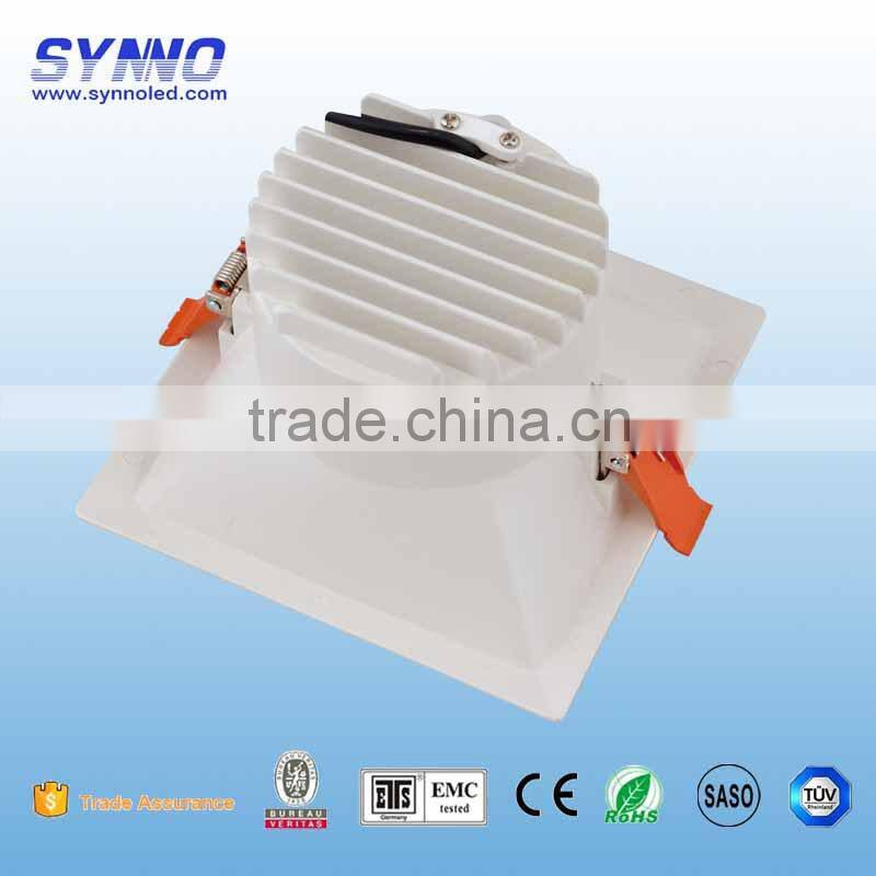 SMD 5630 LED downlight 12w/20w/30w square recessed Die-cast aluminum downlight