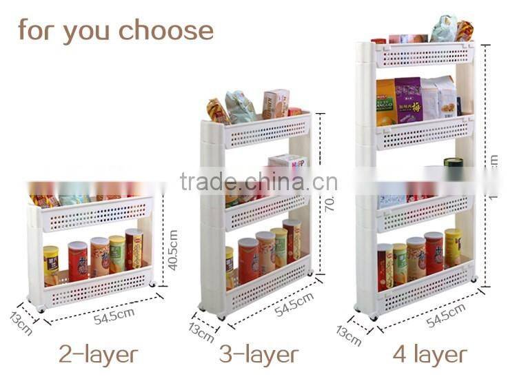 Plastic commodity shelf for storage