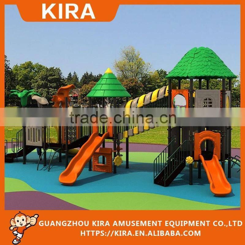 KIRA Outdoor Preschool Children Plastic Playground Slide For Sale