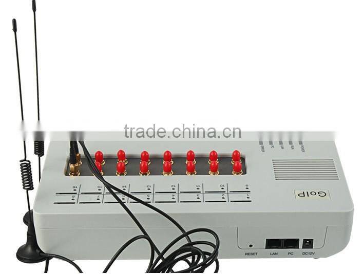 Popular 16 channels gsm voip gateway 16 port,VPN PPTP Relay server GOIP16