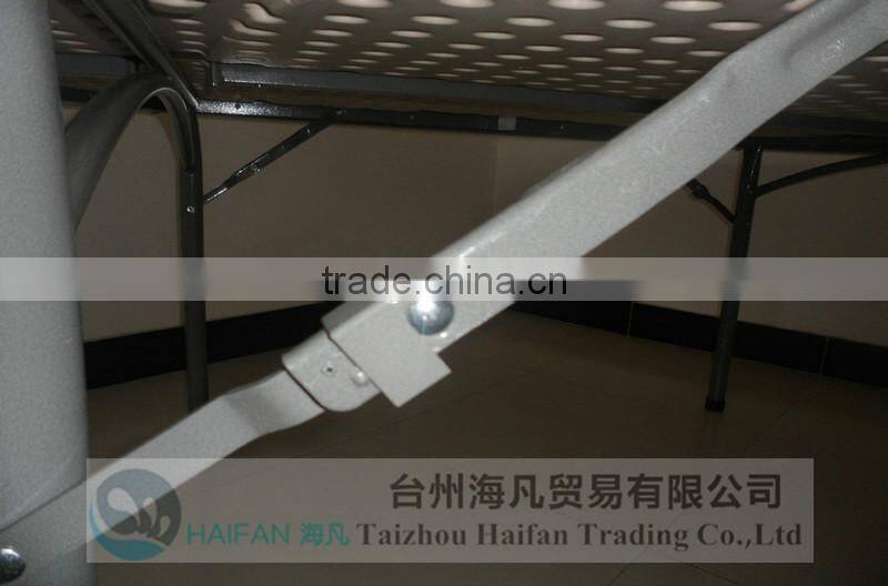 stainless steel bracket PE 2 Meter white round meeting table/modern round conference table with removable legs