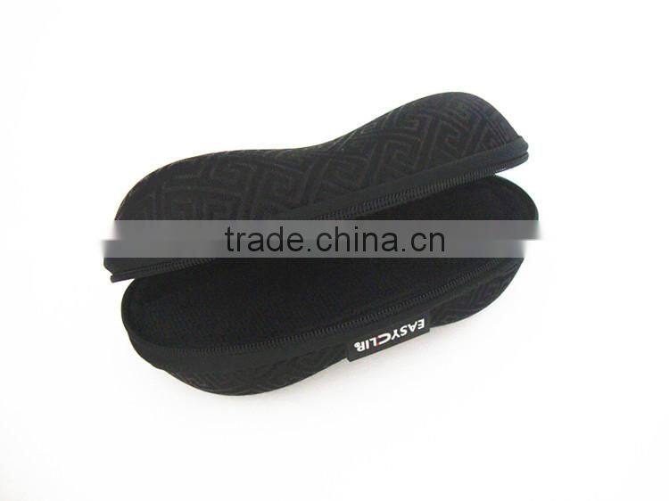Black Hard EVA Zipper Glasses Case,EVA Sunglasses Accessories Case