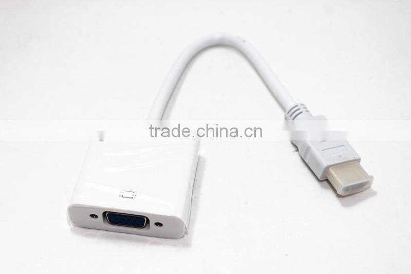 PS3 DVD PC Laptop Tablet Full HD 1080P HDTV Male to Female HDMI to VGA Adapter Converter HDMI Cable J213
