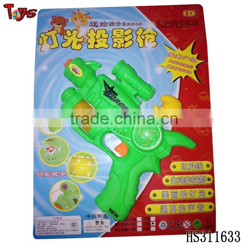 shantou favourable price flash sound toy gun red laser