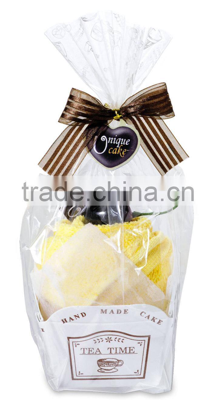 Chocolate Cherry Sponge Cake Towel